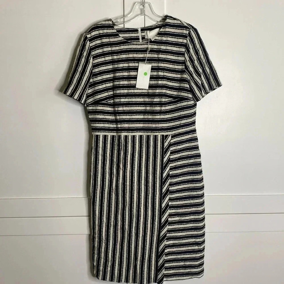 HUGO BOSS Striped Sheath Dress - Picture 3 of 12